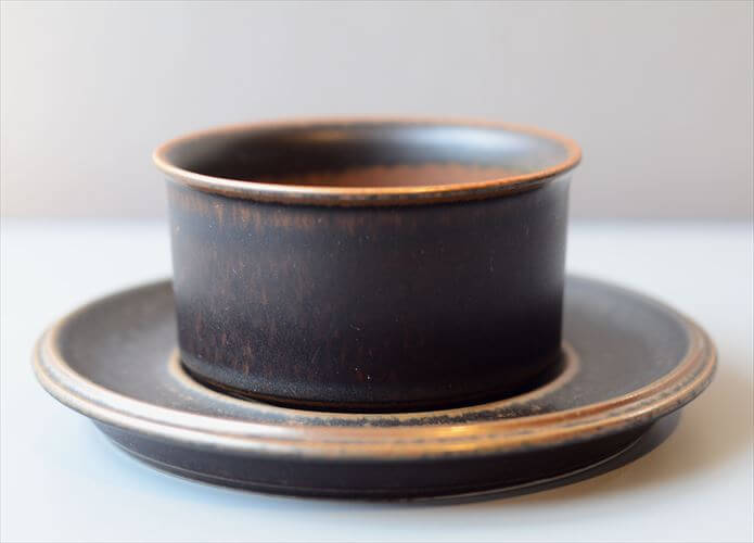 ARABIA アラビア ルスカ ティーカップ＆ソーサー Ruska 北欧食器 フィンランド 陶器 北欧 ヴィンテージ アンティーク_260203