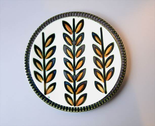 1960～70年代 ベルギー製 ヴィンテージ BOCH Rambouillet 19cm プレート ボッホ ランブイエ お皿 磁器 陶器 アンティーク 食器 ヨーロッパ_260205