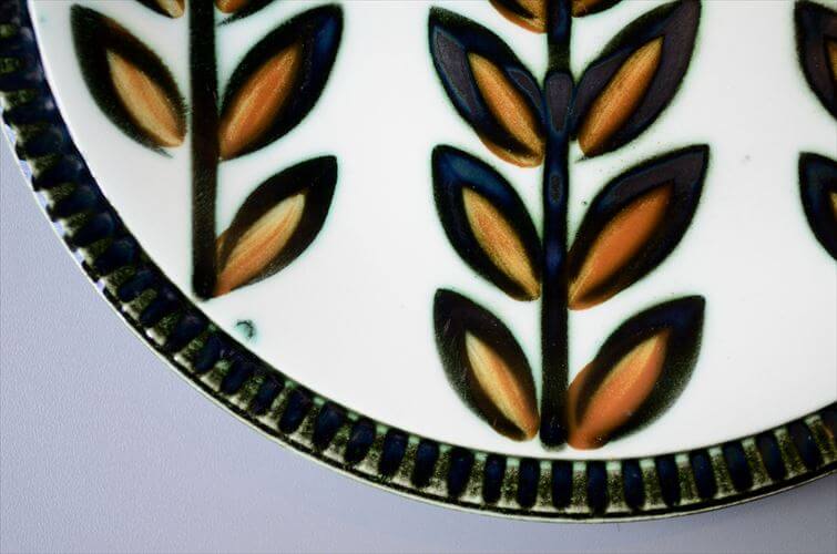 1960～70年代 ベルギー製 ヴィンテージ BOCH Rambouillet 19cm プレート ボッホ ランブイエ お皿 磁器 陶器 アンティーク 食器 ヨーロッパ_260205