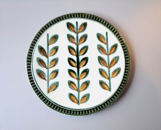 1960～70年代 ベルギー製 ヴィンテージ BOCH Rambouillet 19cm プレート ボッホ ランブイエ お皿 磁器 陶器 アンティーク 食器 ヨーロッパ_260205