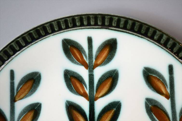 1960～70年代 ベルギー製 ヴィンテージ BOCH Rambouillet 19cm プレート ボッホ ランブイエ お皿 磁器 陶器 アンティーク 食器 ヨーロッパ_260205