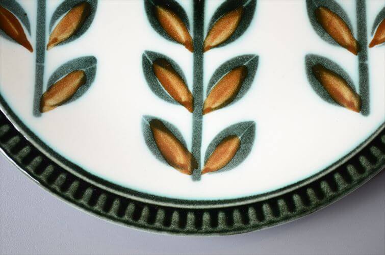 1960～70年代 ベルギー製 ヴィンテージ BOCH Rambouillet 19cm プレート ボッホ ランブイエ お皿 磁器 陶器 アンティーク 食器 ヨーロッパ_260205