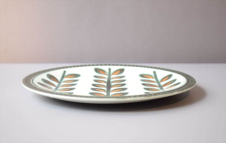 1960～70年代 ベルギー製 ヴィンテージ BOCH Rambouillet 19cm プレート ボッホ ランブイエ お皿 磁器 陶器 アンティーク 食器 ヨーロッパ_260205