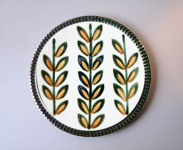 1960～70年代 ベルギー製 ヴィンテージ BOCH Rambouillet 19cm プレート ボッホ ランブイエ お皿 磁器 陶器 アンティーク 食器 ヨーロッパ_260205