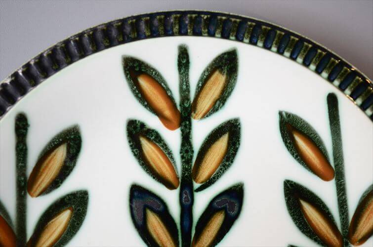 1960～70年代 ベルギー製 ヴィンテージ BOCH Rambouillet 19cm プレート ボッホ ランブイエ お皿 磁器 陶器 アンティーク 食器 ヨーロッパ_260205