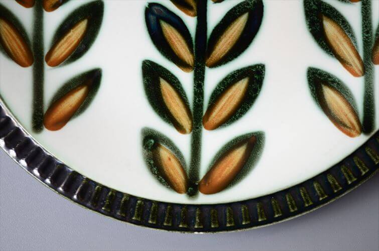 1960～70年代 ベルギー製 ヴィンテージ BOCH Rambouillet 19cm プレート ボッホ ランブイエ お皿 磁器 陶器 アンティーク 食器 ヨーロッパ_260205