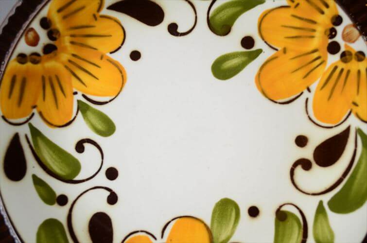 1960～70年代 ベルギー製 ヴィンテージ BOCH PARADISO 19cm プレート ボッホ パラディソ お皿 磁器 陶器 アンティーク 食器 ヨーロッパ_260205