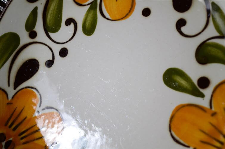 1960～70年代 ベルギー製 ヴィンテージ BOCH PARADISO 19cm プレート ボッホ パラディソ お皿 磁器 陶器 アンティーク 食器 ヨーロッパ_260205