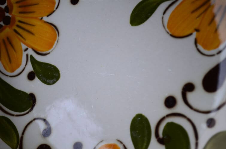 1960～70年代 ベルギー製 ヴィンテージ BOCH PARADISO 19cm プレート ボッホ パラディソ お皿 磁器 陶器 アンティーク 食器 ヨーロッパ_260205