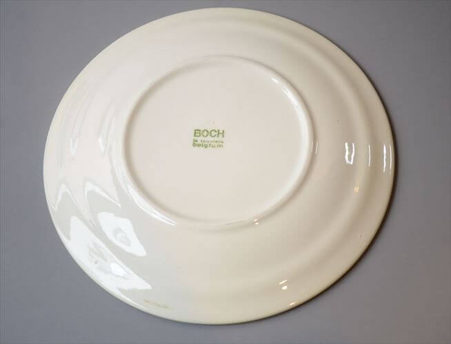 1960～70年代 ベルギー製 ヴィンテージ BOCH PARADISO 19cm プレート ボッホ パラディソ お皿 磁器 陶器 アンティーク 食器 ヨーロッパ_260205