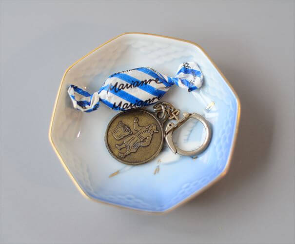 デンマーク製 BingGrondahl シーガル 八角形 小皿 豆皿 small Dish ビングオーグレンダール ヴィンテージ アンティーク_260212