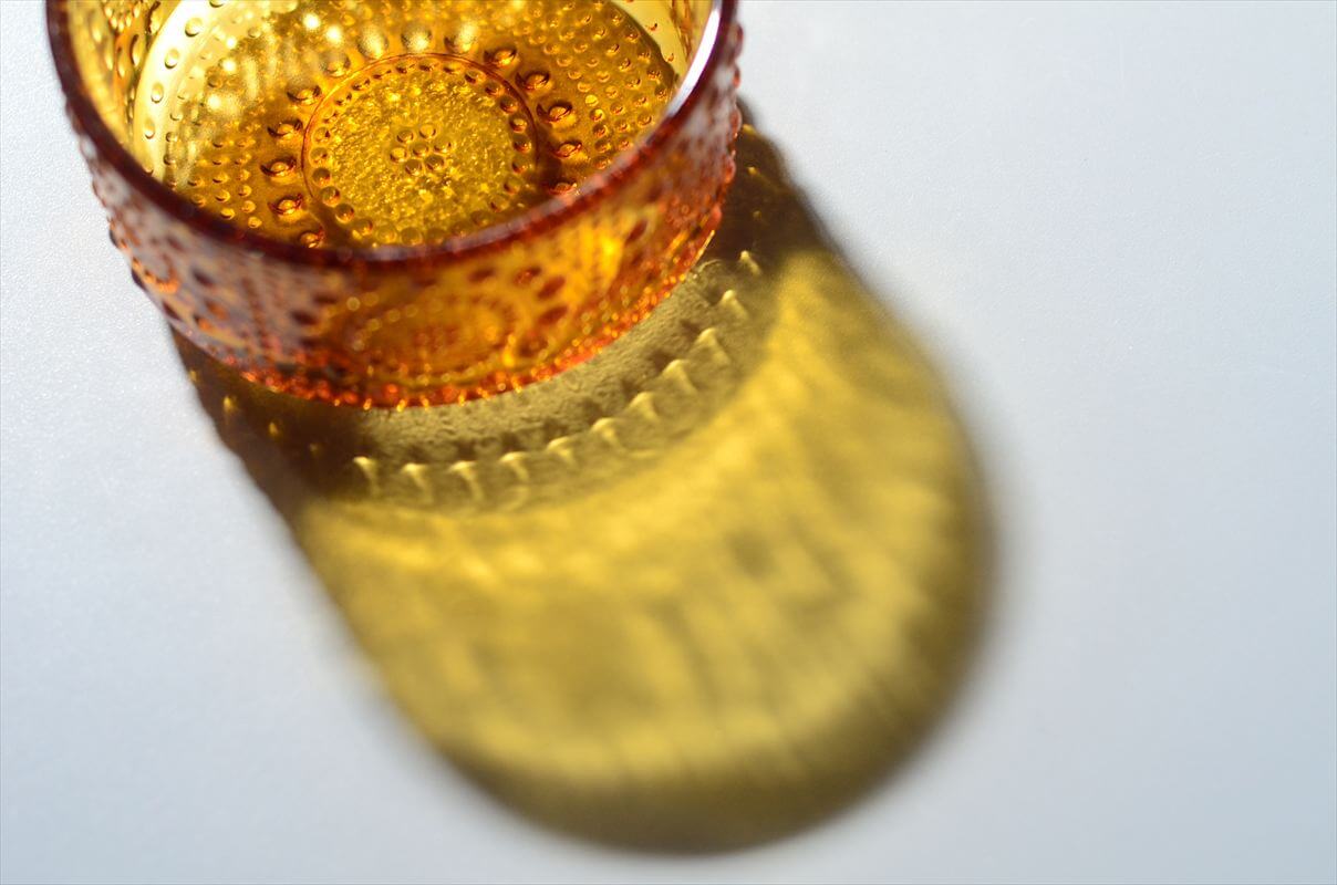 フィンランド製 Riihimaen Lasi Grapponia ミニボウル 9cm ブラウン ポット リーヒマエンラシ Nanny still グラッポニア 北欧