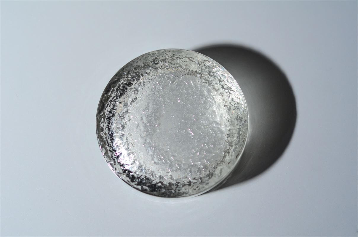 フィンランド製 Iittala Visa アッシュトレー 10cm イッタラ ヴィサ Timo Sarpaneva ガラス皿 トレイ 北欧 ヴィンテージ