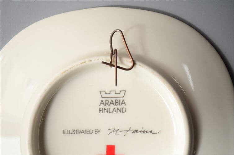 ARABIA Uppo-Nalle ミニプレート ウォールプレート アラビア Hannu Taina ウッポナッレ 飾り皿 北欧 ヴィンテージ アンティーク_260218