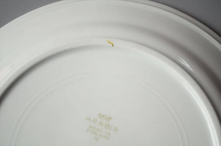 ARABIA アラビア Punavalko 23cm プレート お皿 プナヴァルコ 北欧食器 フィンランド アンティーク ヴィンテージ_260219