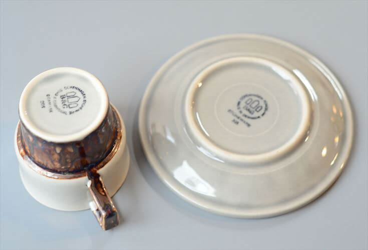 デンマーク製 クイストゴー Mexico カップ＆ソーサー メキシコ B&G Bing & Grondahl J.H.Quistgaard 北欧ヴィンテージ アンティーク_260227
