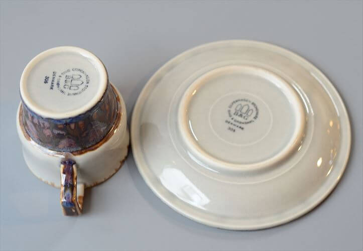 デンマーク製 クイストゴー Mexico カップ＆ソーサー メキシコ B&G Bing & Grondahl J.H.Quistgaard 北欧ヴィンテージ アンティーク_260227