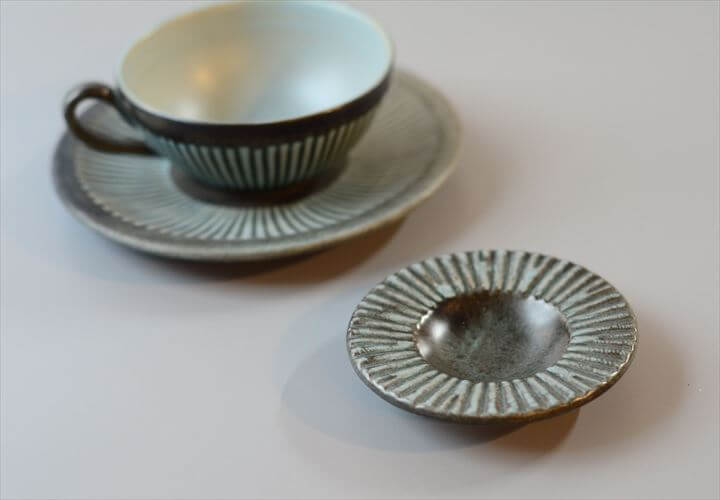 デンマーク製 LOVEMOSE 豆皿 小皿 ロウエモーズ Grasten 北欧 陶器 アンティーク ヴィンテージ_260303