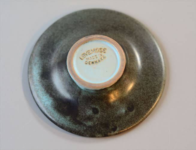デンマーク製 LOVEMOSE 豆皿 小皿 ロウエモーズ Grasten 北欧 陶器 アンティーク ヴィンテージ_260303