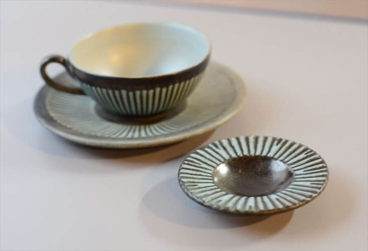 デンマーク製 LOVEMOSE 豆皿 小皿 ロウエモーズ Grasten 北欧 陶器 アンティーク ヴィンテージ_260303