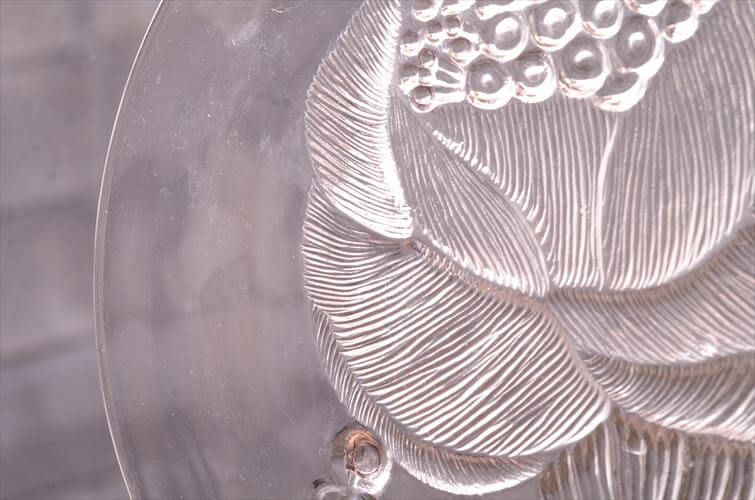 フィンランド製 Nuutajarvi ARABIA Pioni 21cm ガラスプレート ヌータヤルヴィ アラビア ピオニ Oiva Toikka オイヴァトイッカ ヴィンテージ_260304