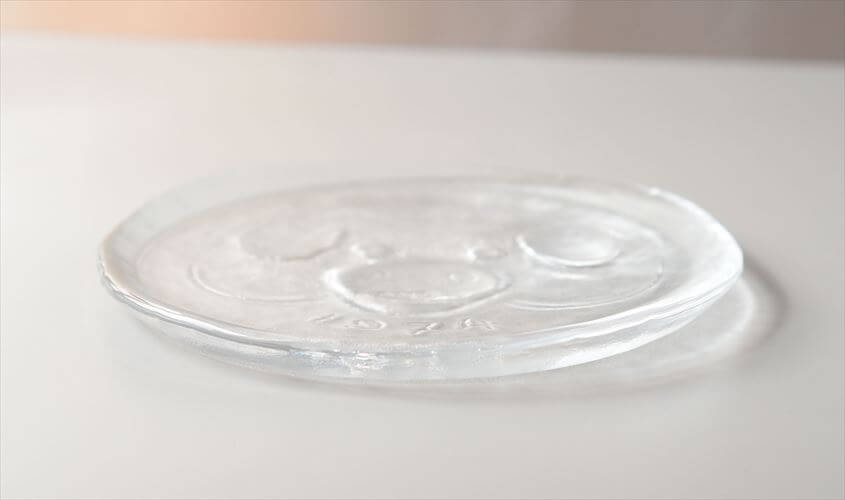 フィンランド製 Humppila 1974年 ガラスプレート 21cm お皿 フンピラ クリスマス アニバーサリープレート 北欧 ヴィンテージ_260309