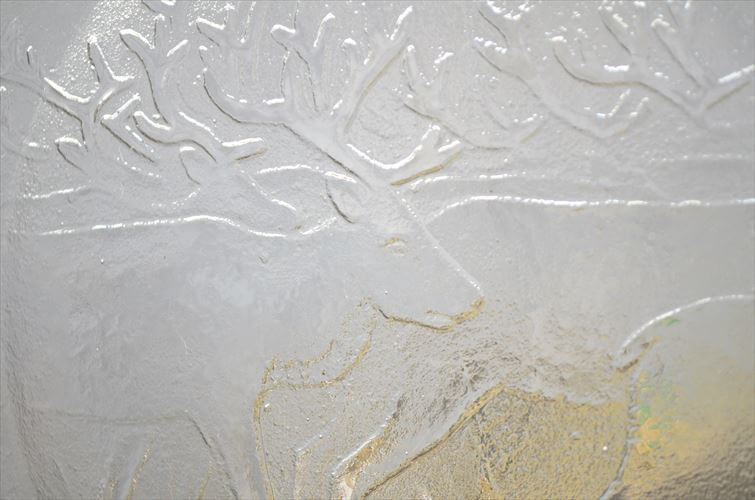 フィンランド製 Humppila 1976年 ガラスプレート 25cm お皿 フンピラ クリスマス アニバーサリープレート 北欧 ヴィンテージ_260309