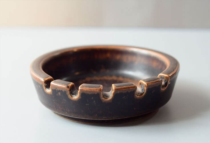 ARABIA アラビア ルスカ Ruska Ashtray 灰皿 アッシュトレイ フィンランド 陶器 北欧 ヴィンテージ アンティーク_260310