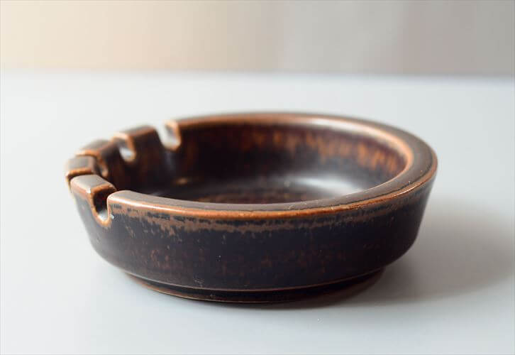 ARABIA アラビア ルスカ Ruska Ashtray 灰皿 アッシュトレイ フィンランド 陶器 北欧 ヴィンテージ アンティーク_260310