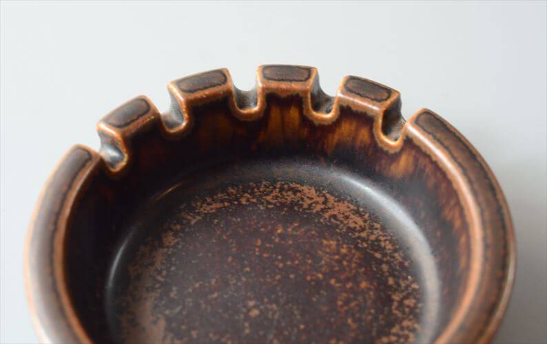ARABIA アラビア ルスカ Ruska Ashtray 灰皿 アッシュトレイ フィンランド 陶器 北欧 ヴィンテージ アンティーク_260310