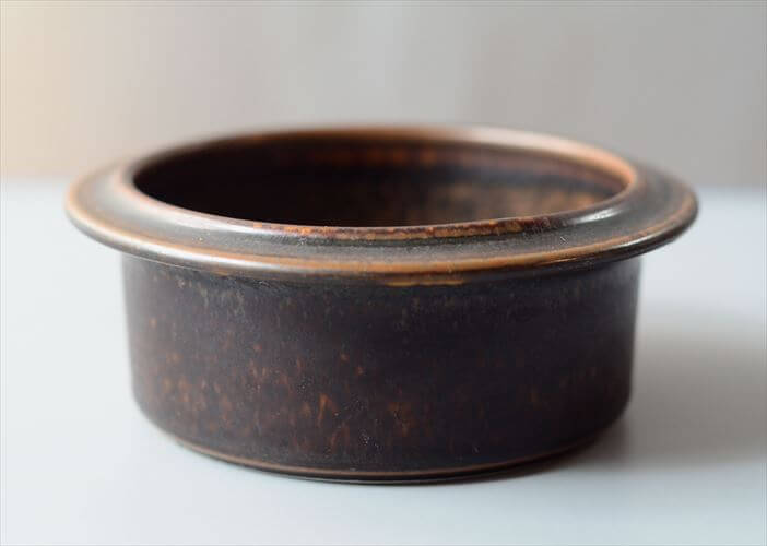 スタンプ残! ARABIA アラビア Ruska ボウル 13cm ココット型 ルスカ 北欧 食器 フィンランド 陶器 ヴィンテージ アンティーク_260310