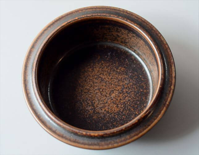 スタンプ残! ARABIA アラビア Ruska ボウル 13cm ココット型 ルスカ 北欧 食器 フィンランド 陶器 ヴィンテージ アンティーク_260310