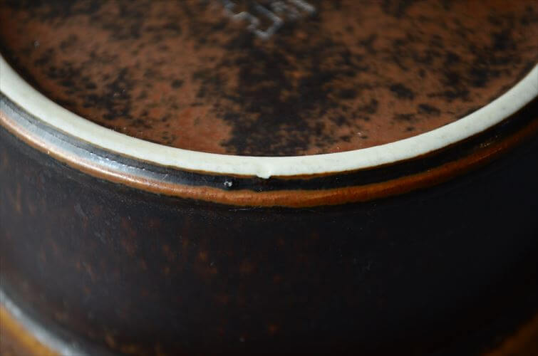 スタンプ残! ARABIA アラビア Ruska ボウル 13cm ココット型 ルスカ 北欧 食器 フィンランド 陶器 ヴィンテージ アンティーク_260310