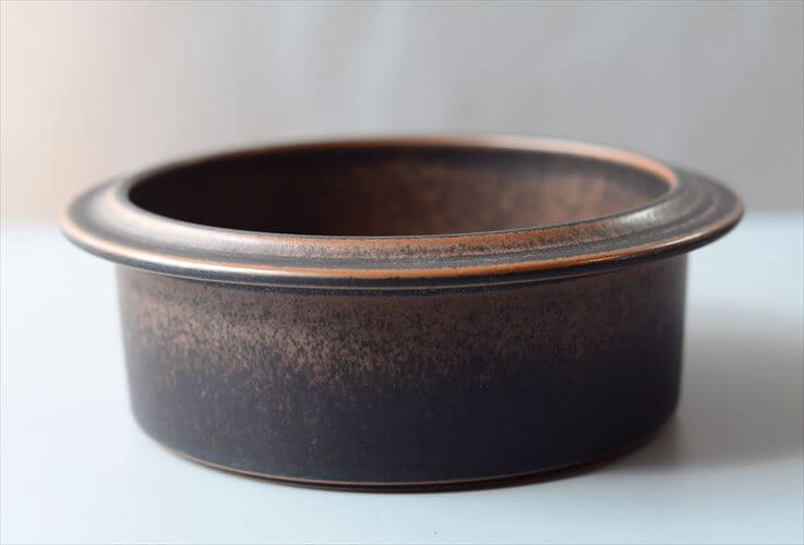 ARABIA アラビア Ruska ボウル 18cm ココット型 ルスカ 北欧 食器 フィンランド 陶器 ヴィンテージ アンティーク_260310