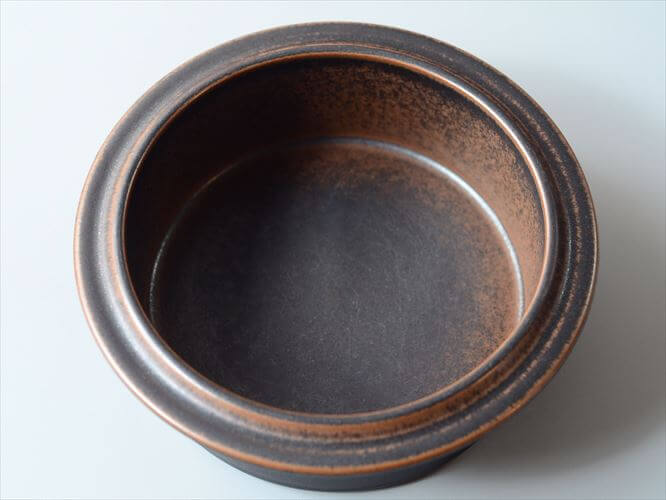 ARABIA アラビア Ruska ボウル 18cm ココット型 ルスカ 北欧 食器 フィンランド 陶器 ヴィンテージ アンティーク_260310