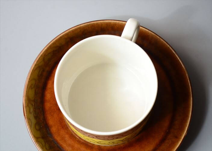 1970年代 スウェーデン製 Gefle EK カップ＆ソーサー ゲフレ エーク Upsara Ekeby 北欧食器 磁器 陶器 アンティーク_260312