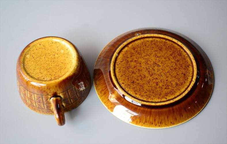 スウェーデン製 Rorstrand ロールストランド KANSAS カップ&ソーサー カンザス 北欧 食器 ヴィンテージ アンティーク_260312