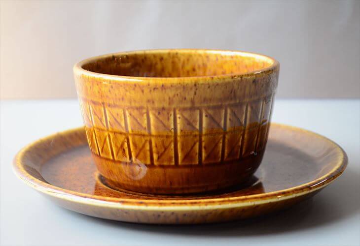 スウェーデン製 Rorstrand ロールストランド KANSAS カップ&ソーサー カンザス 北欧 食器 ヴィンテージ アンティーク_260312