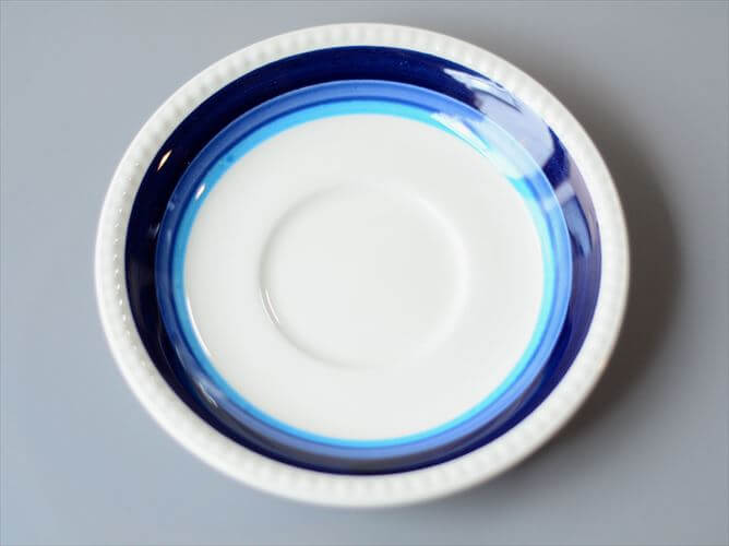 訳あり スウェーデン製 Upsala Ekeby Gefle LA MER カップ&ソーサー ゲフレ 北欧食器 磁器 陶器 アンティーク ヴィンテージ_260313