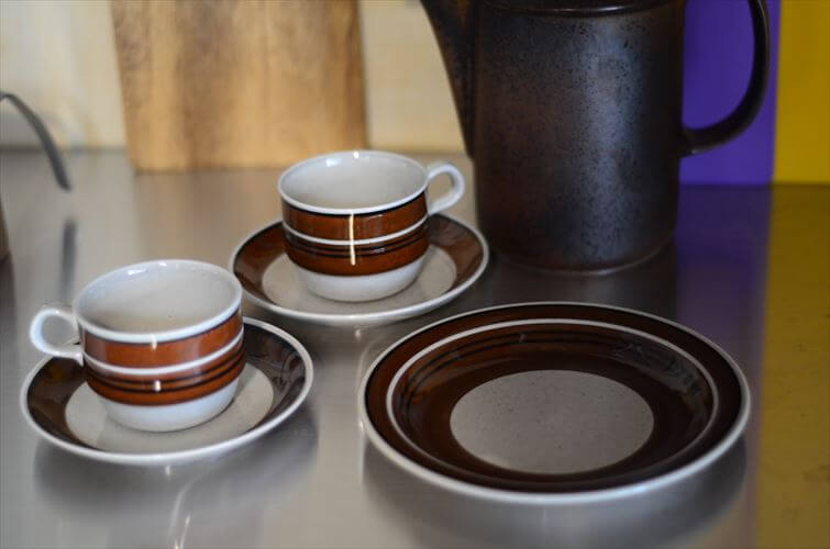 スウェーデン製 Rorstrand ロールストランド ISOLDE カップ&ソーサー イソルデ 北欧 食器 ヴィンテージ アンティーク_260313