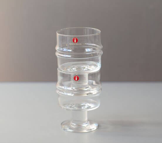 ラベル残! iittala イッタラ Pisaranrengas ミニグラス リキュールグラス ピサランレンガス ガラス 北欧 Timo Sapaneva ヴィンテージ_260316