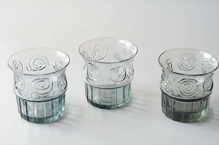 1960年代 スウェーデン製 Bjorkshult ミニグラス CarlEinar ガラス ビョルクシュルト 北欧 食器 ヴィンテージ_260316