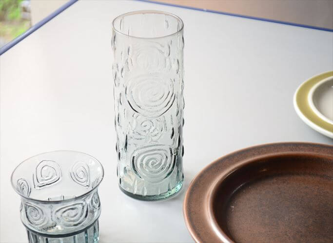 1960年代 スウェーデン製 Bjorkshult ロンググラス CarlEinar デキャンタグラス ガラス ビョルクシュルト 北欧 食器 ヴィンテージ_260316