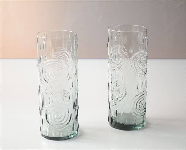 1960年代 スウェーデン製 Bjorkshult ロンググラス CarlEinar デキャンタグラス ガラス ビョルクシュルト 北欧 食器 ヴィンテージ_260316