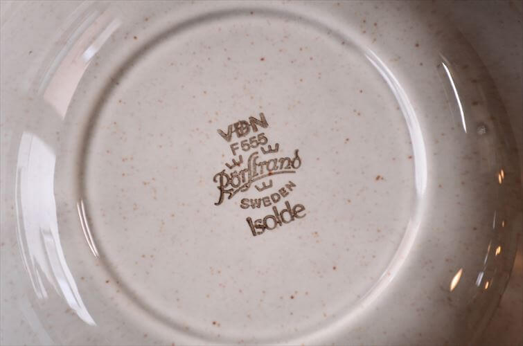 スウェーデン製 Rorstrand ロールストランド ISOLDE 20cm スーププレート 深皿 お皿 イソルデ 北欧 食器 ヴィンテージ アンティーク_260325