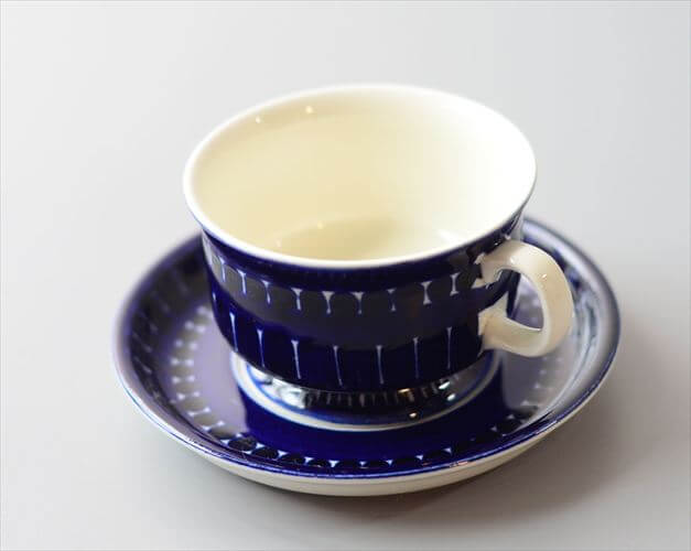 美品 ARABIA アラビア バレンシア カップ＆ソーサー Valencia デミタス フィンランド 北欧 ヴィンテージ アンティーク