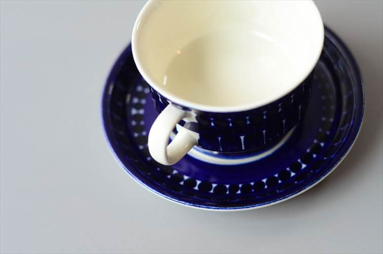 美品 ARABIA アラビア バレンシア カップ＆ソーサー Valencia デミタス フィンランド 北欧 ヴィンテージ アンティーク