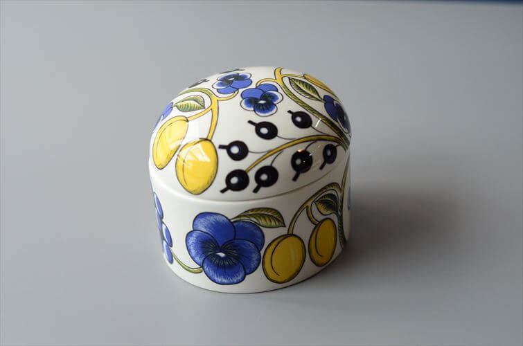 ARABIA アラビア Paratiisi パラティッシ オーバル蓋付きジャー キャニスター 旧ロゴ 北欧 ヴィンテージ アンティーク