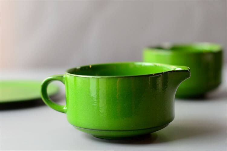 訳あり Villeroy&Boch Agadir クリーマー ポット プレートの3点セット ビレロイ＆ボッホ アガディール ヴィンテージ アンティーク