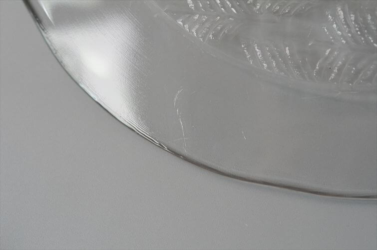 フィンランド製 Iittala Kuusi ガラスの大皿 31cm プラター サービング プレート イッタラ クーシ 北欧 ヴィンテージ